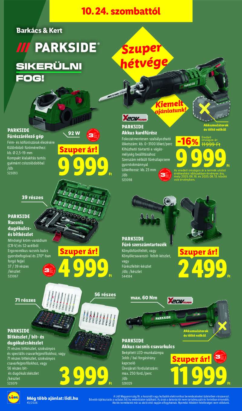 Lidl Érvényes 10.22-től 16 oldal
