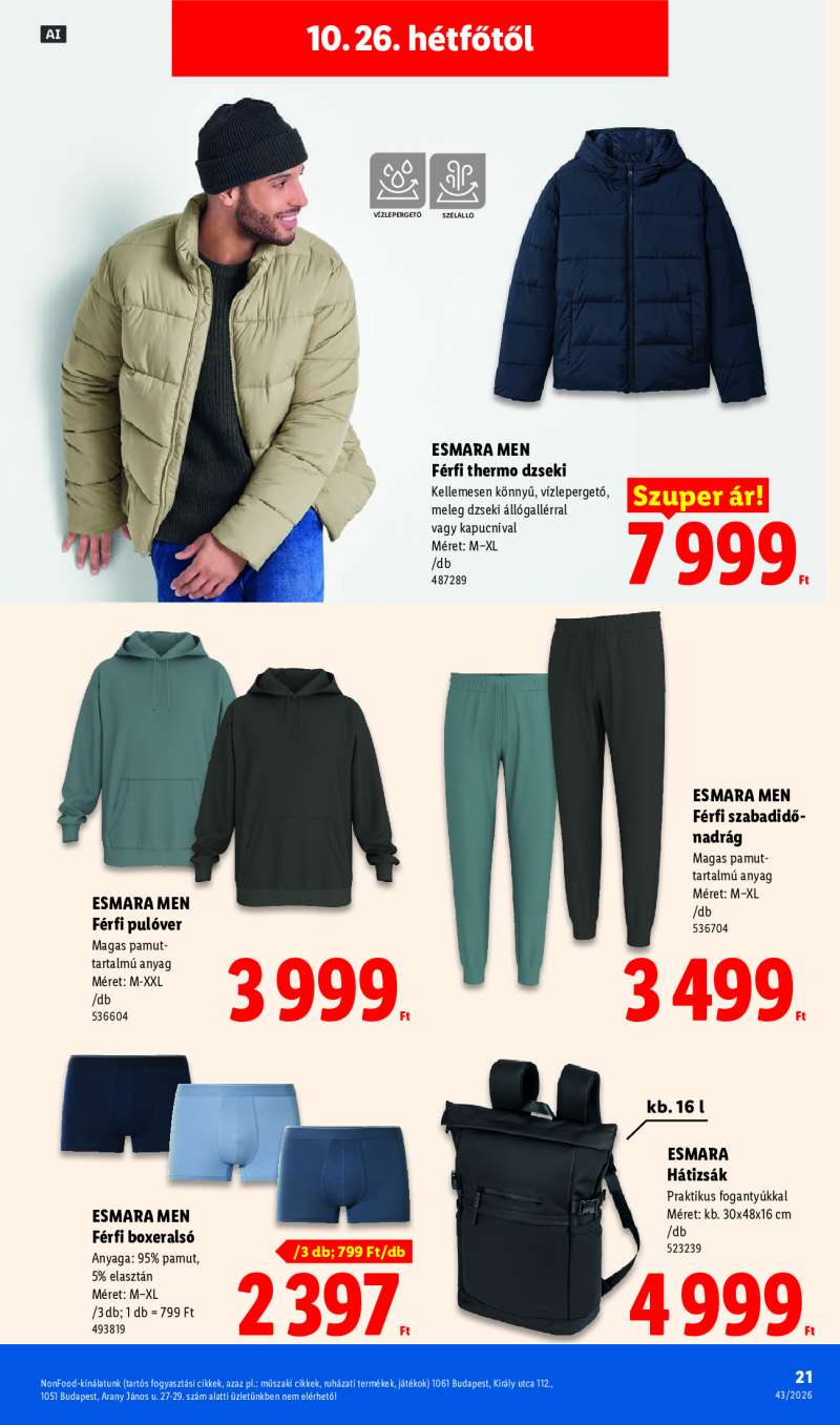 Lidl Érvényes 10.22-től 21 oldal