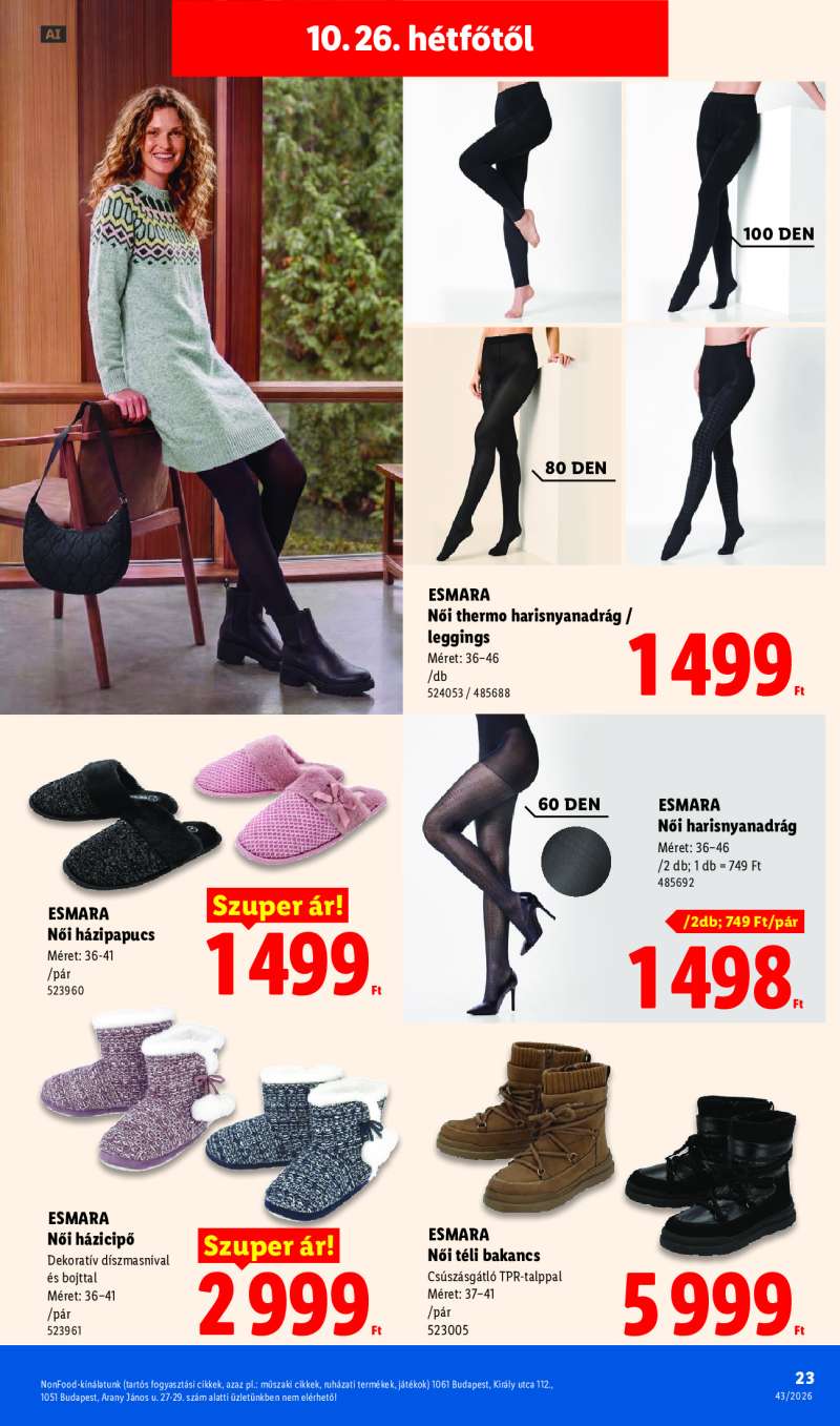 Lidl Érvényes 10.22-től 23 oldal