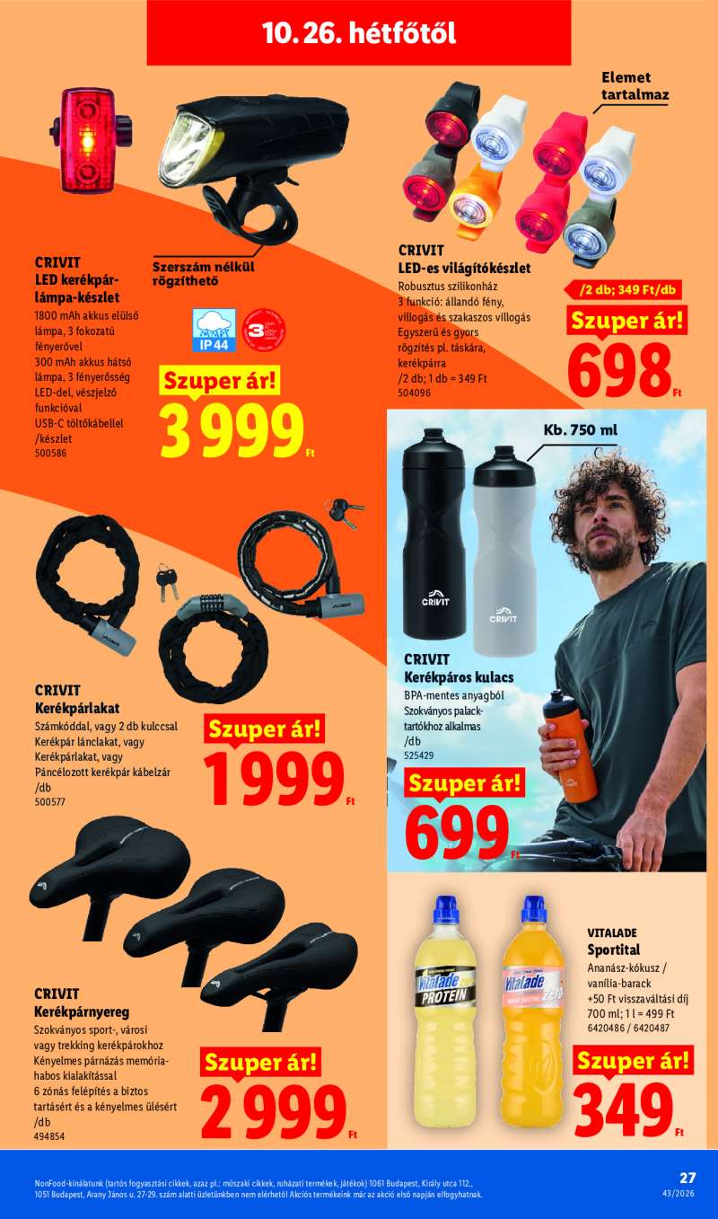 Lidl Érvényes 10.22-től 27 oldal