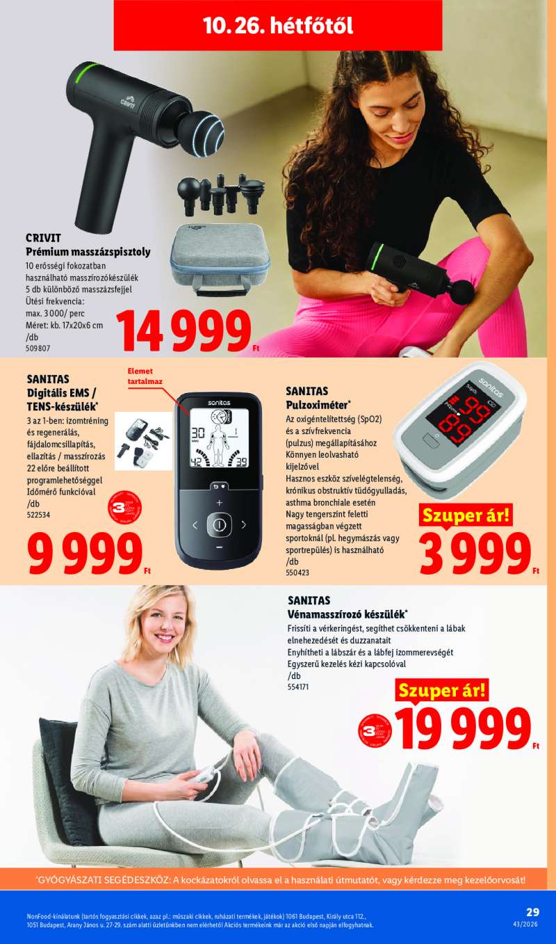 Lidl Érvényes 10.22-től 29 oldal