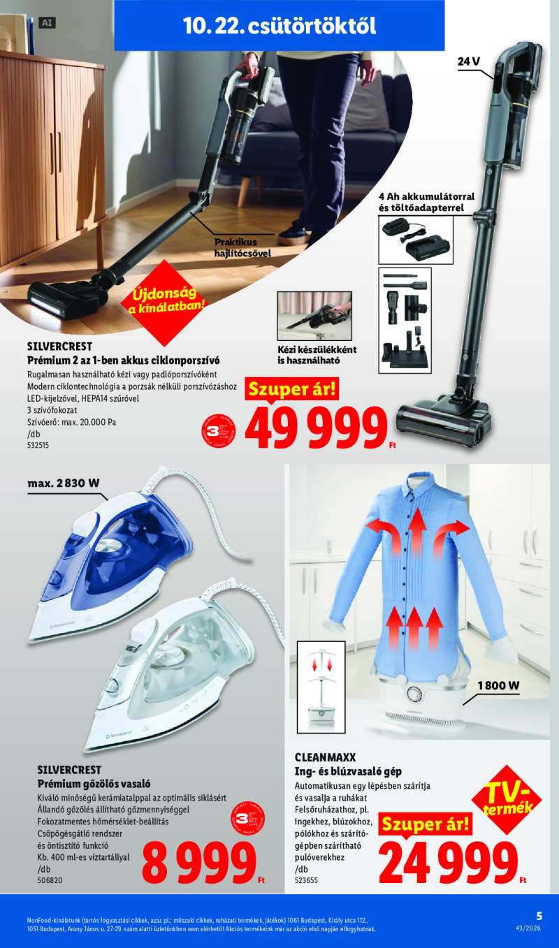 Lidl Érvényes 10.22-től 5 oldal