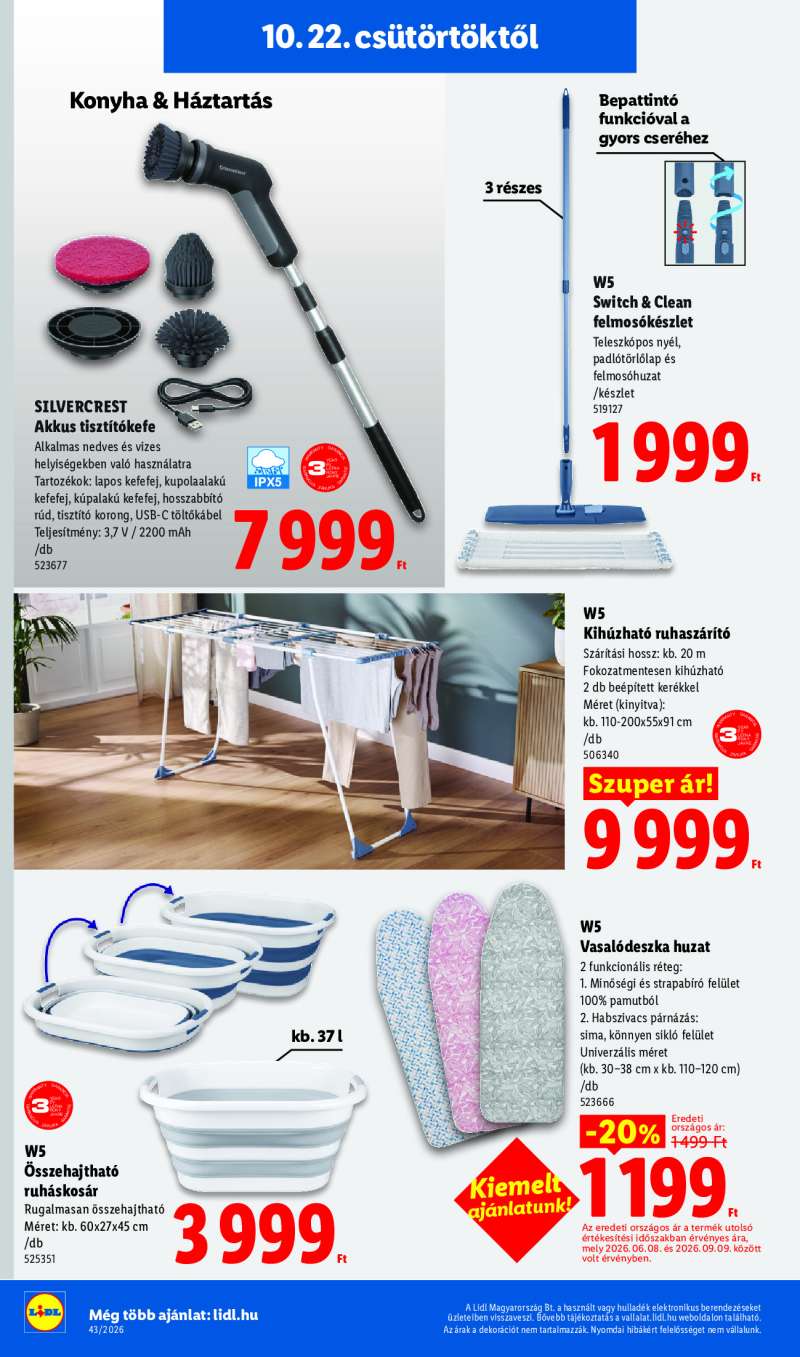 Lidl Érvényes 10.22-től 6 oldal