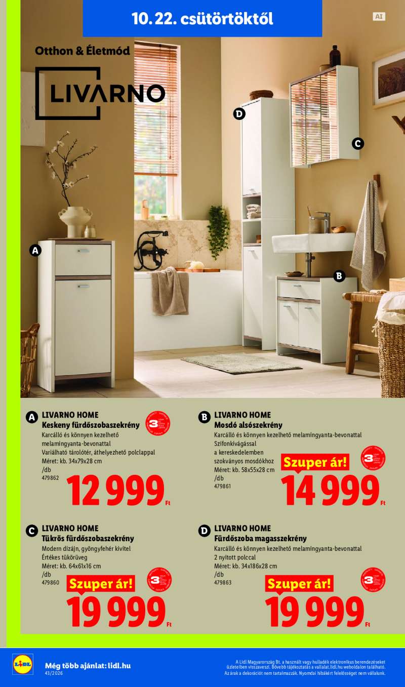 Lidl Érvényes 10.22-től 8 oldal