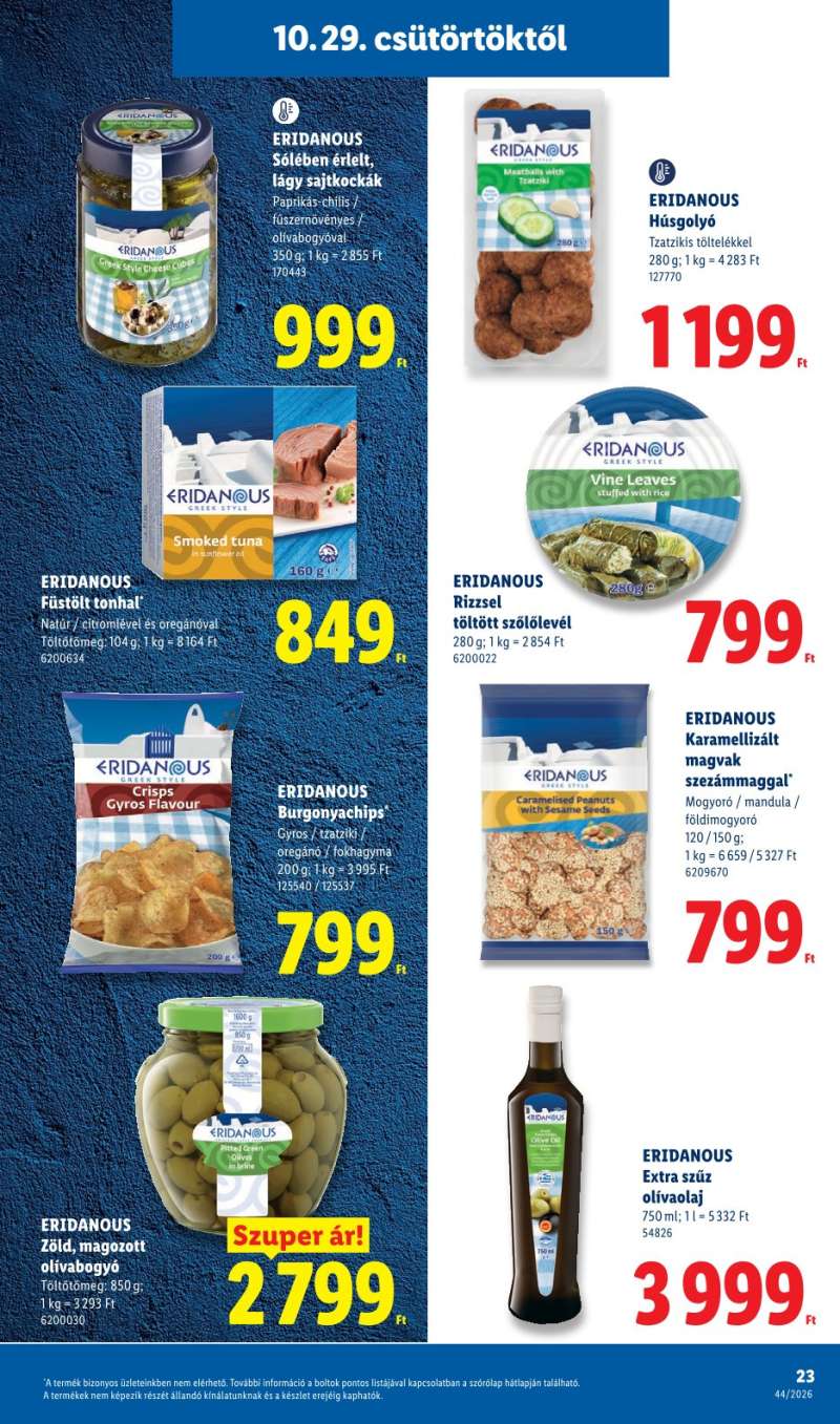 Lidl Akciós Újság 23 oldal