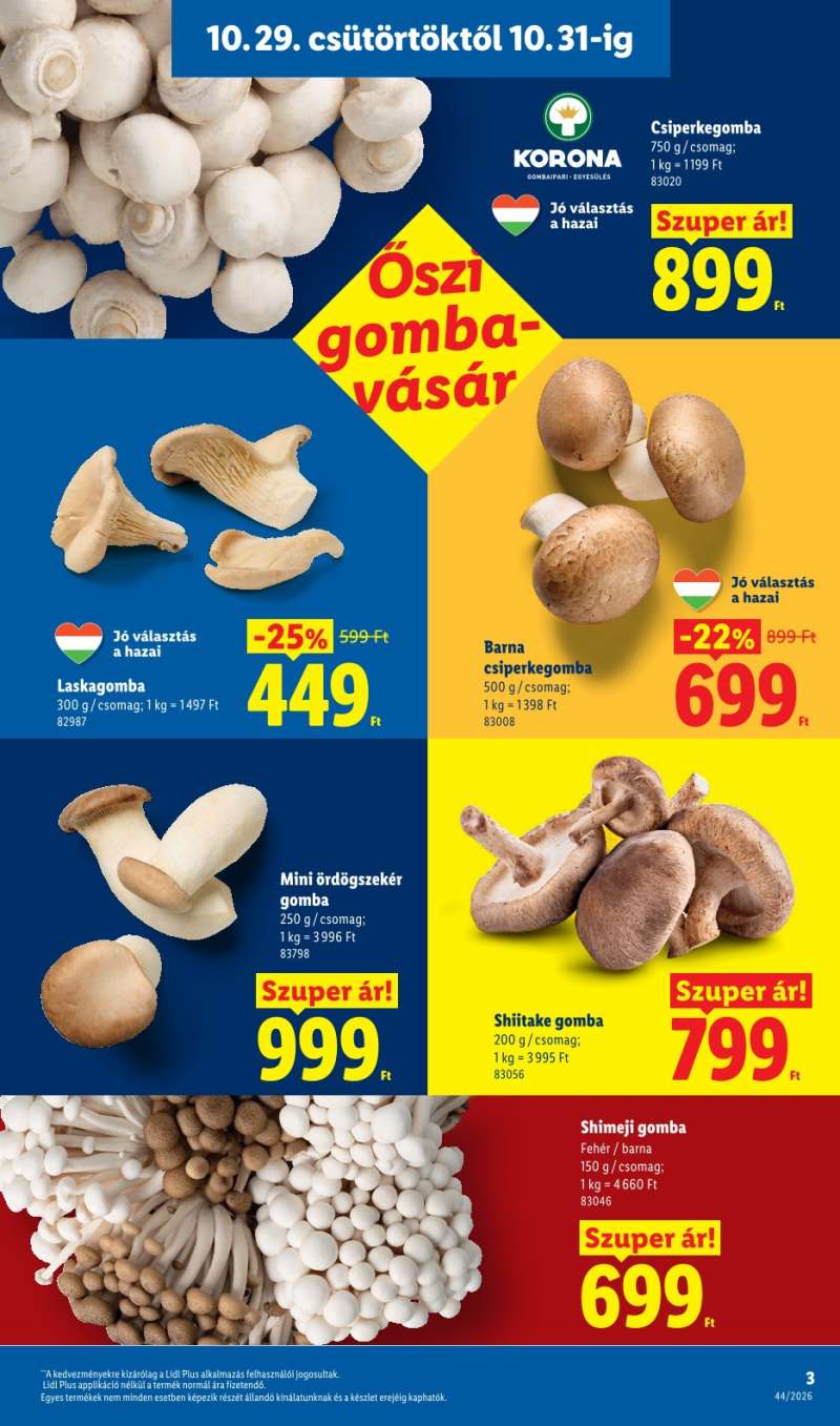 Lidl Akciós Újság 3 oldal