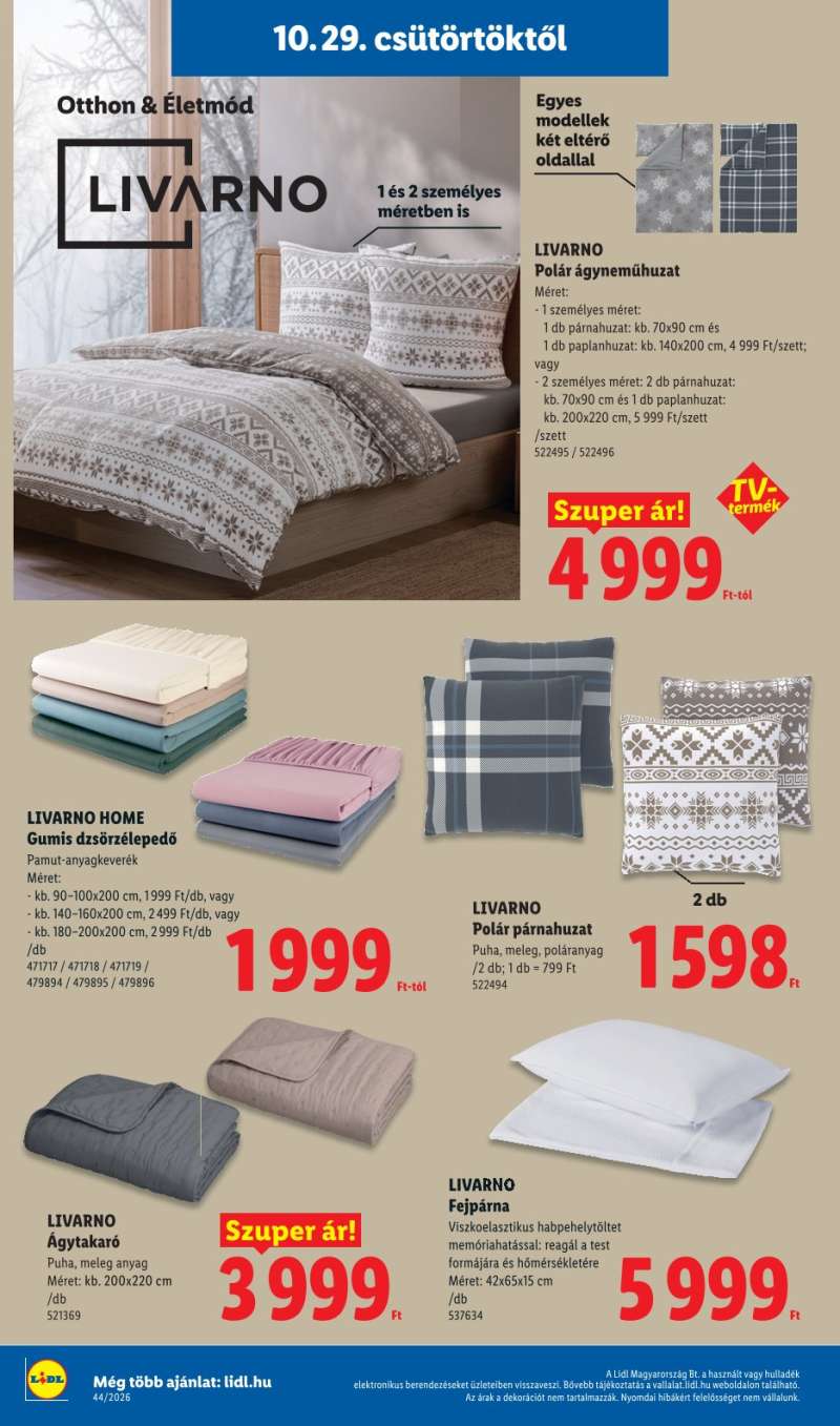 Lidl Akciós Újság 32 oldal