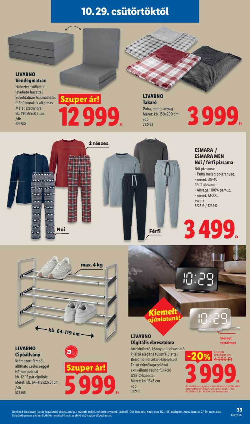 Lidl Akciós Újság 33 oldal