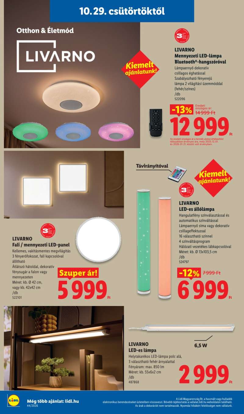 Lidl Akciós Újság 34 oldal