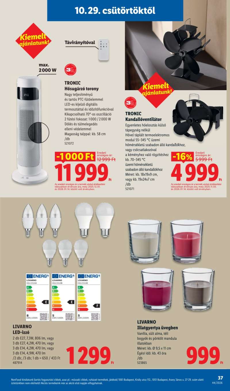 Lidl Akciós Újság 37 oldal