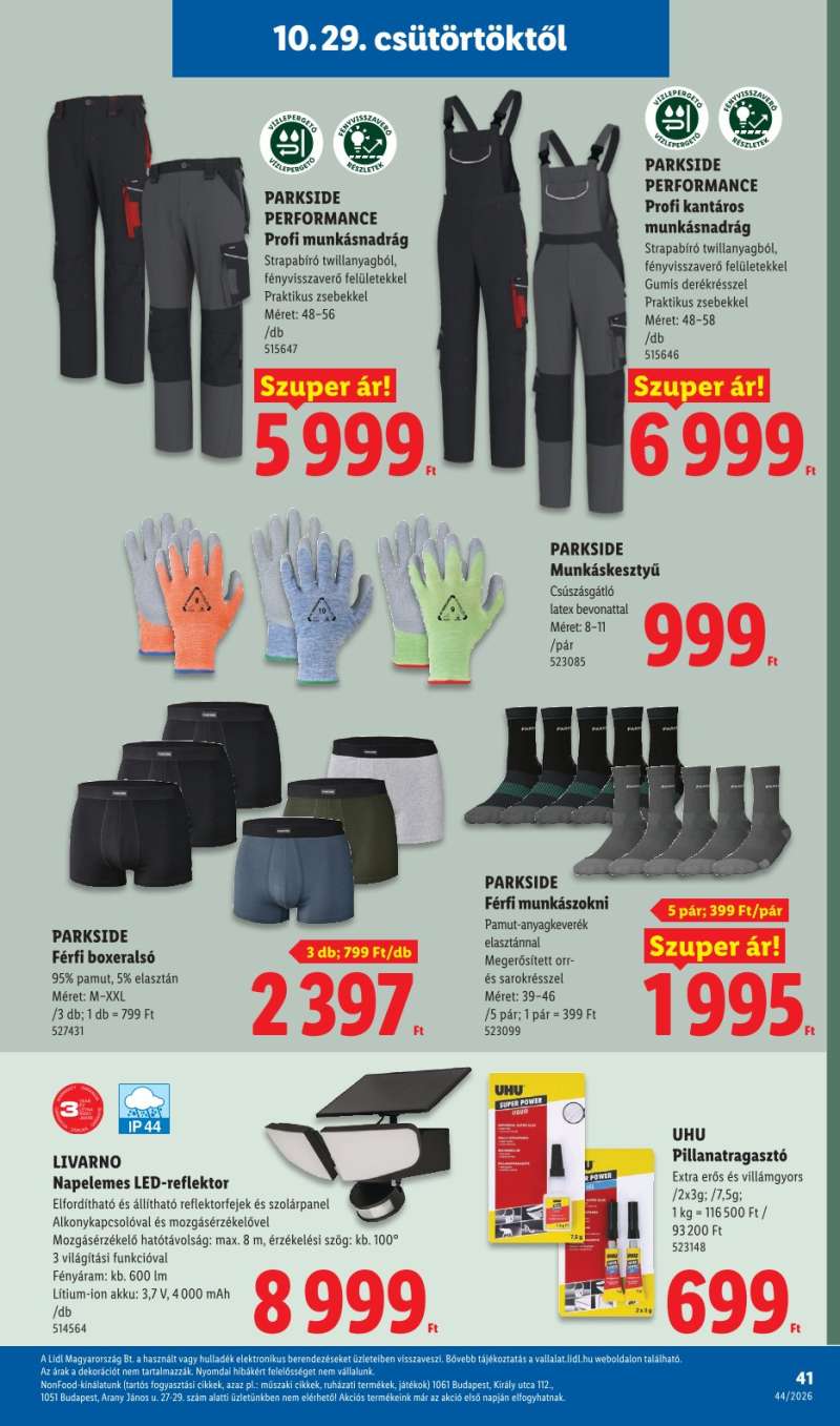 Lidl Akciós Újság 41 oldal