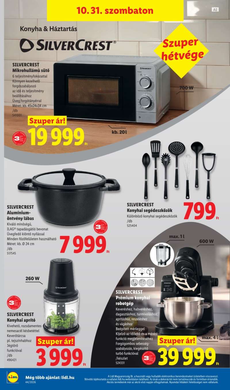 Lidl Akciós Újság 46 oldal