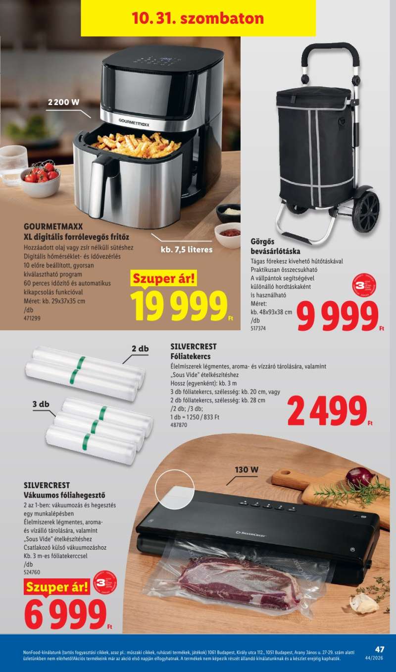 Lidl Akciós Újság 47 oldal