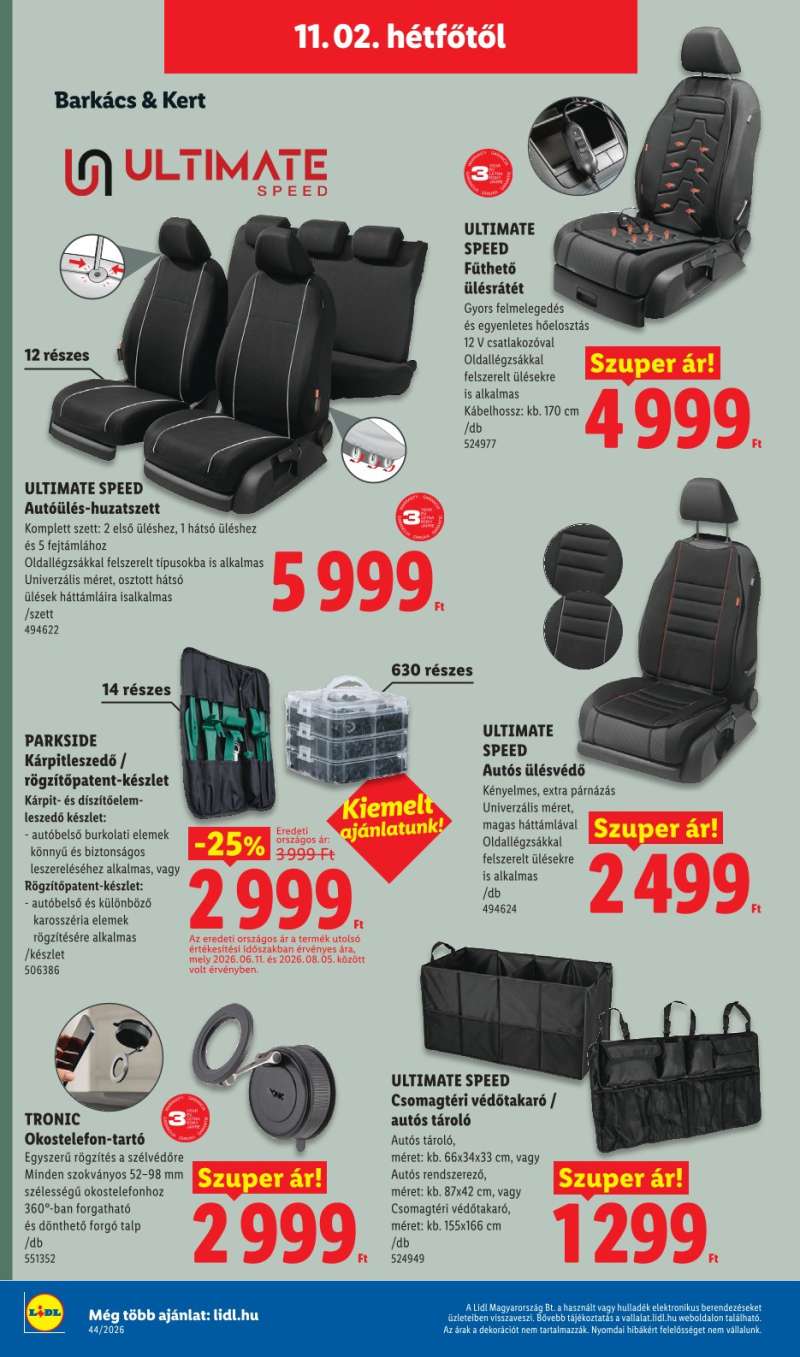 Lidl Akciós Újság 54 oldal
