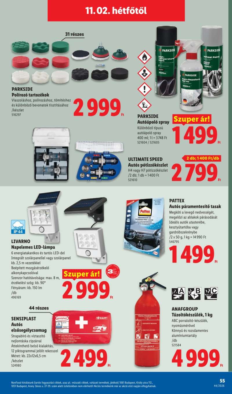 Lidl Akciós Újság 55 oldal