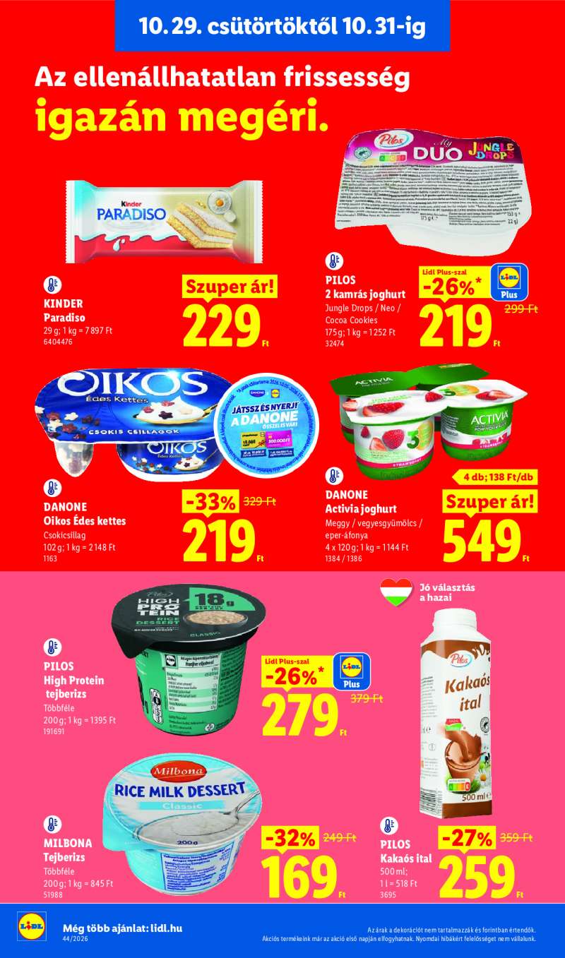 Lidl Érvényes 10.29-től 10 oldal