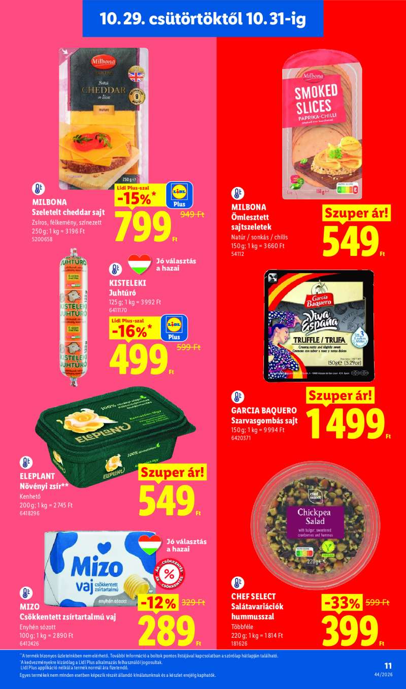 Lidl Érvényes 10.29-től 11 oldal