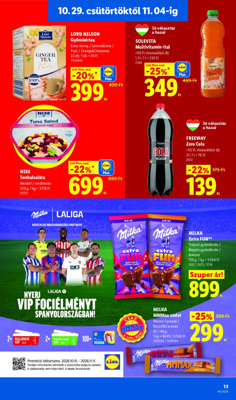Lidl Érvényes 10.29-től 13 oldal