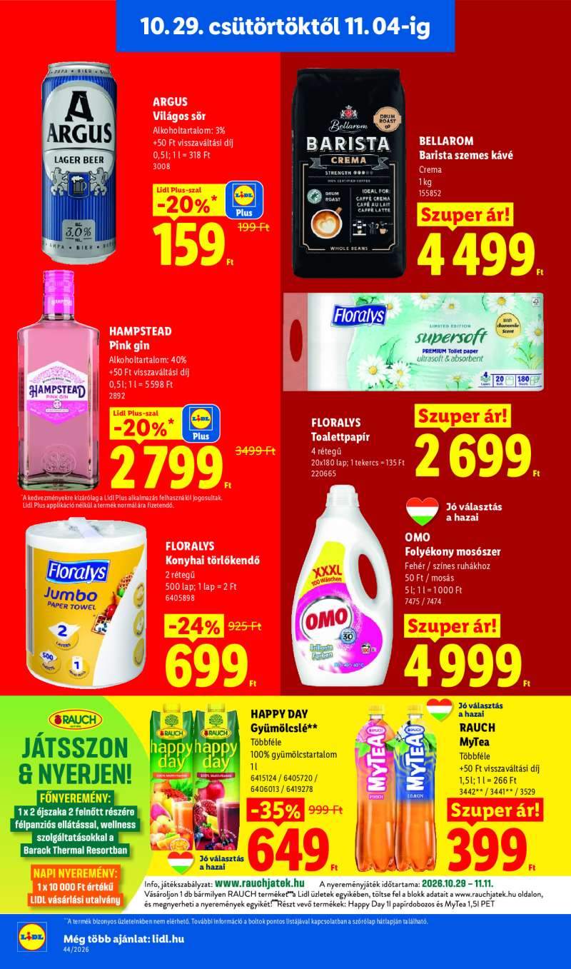 Lidl Érvényes 10.29-től 14 oldal