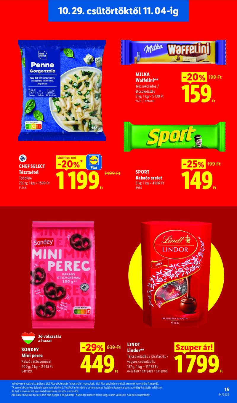 Lidl Érvényes 10.29-től 15 oldal