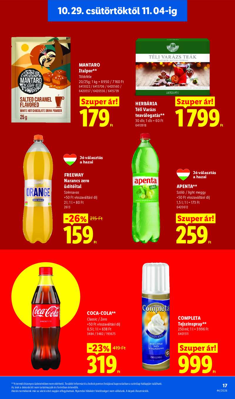 Lidl Érvényes 10.29-től 17 oldal