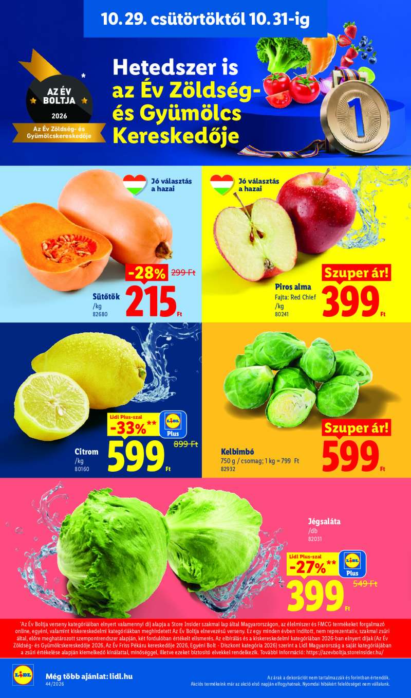 Lidl Érvényes 10.29-től 2 oldal