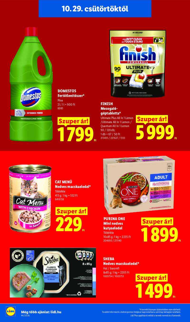 Lidl Érvényes 10.29-től 20 oldal