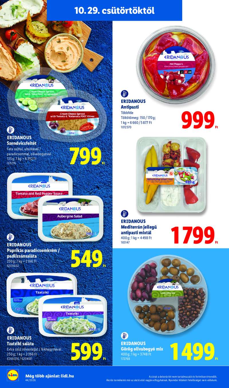 Lidl Érvényes 10.29-től 24 oldal