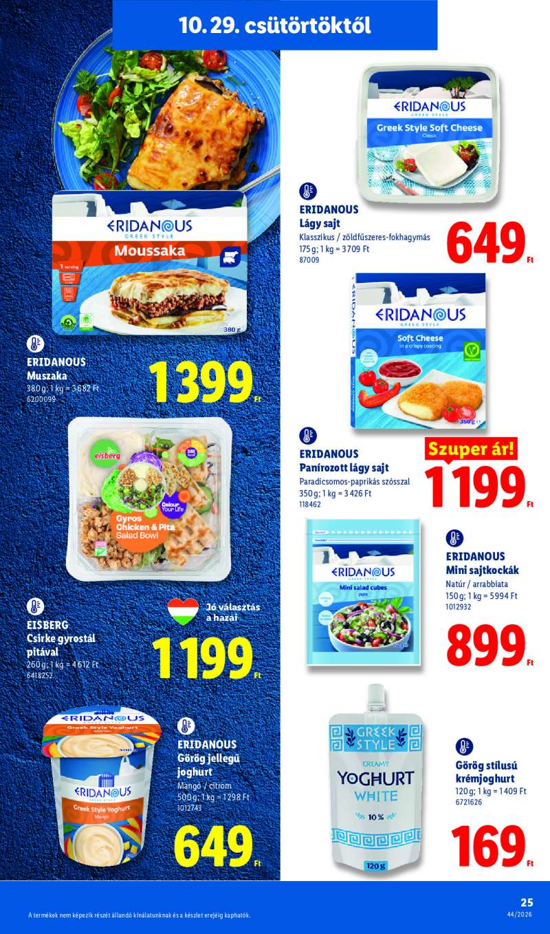 Lidl Érvényes 10.29-től 25 oldal
