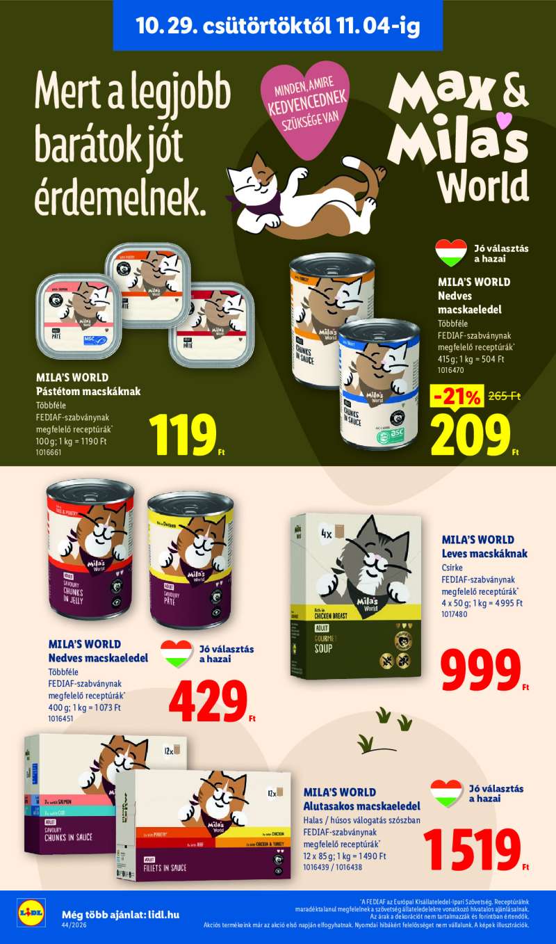Lidl Érvényes 10.29-től 28 oldal
