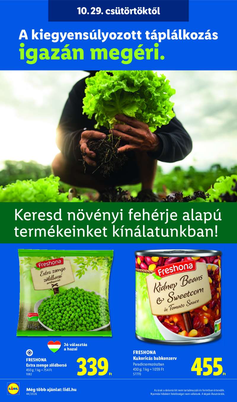 Lidl Érvényes 10.29-től 30 oldal
