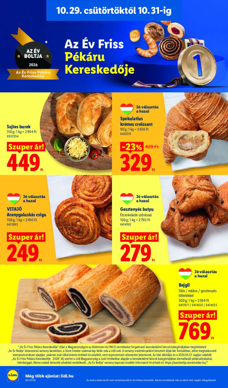 Lidl Érvényes 10.29-től 4 oldal