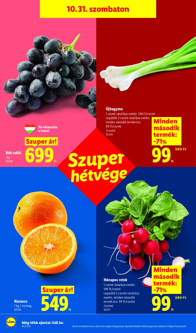 Lidl Érvényes 10.29-től 44 oldal