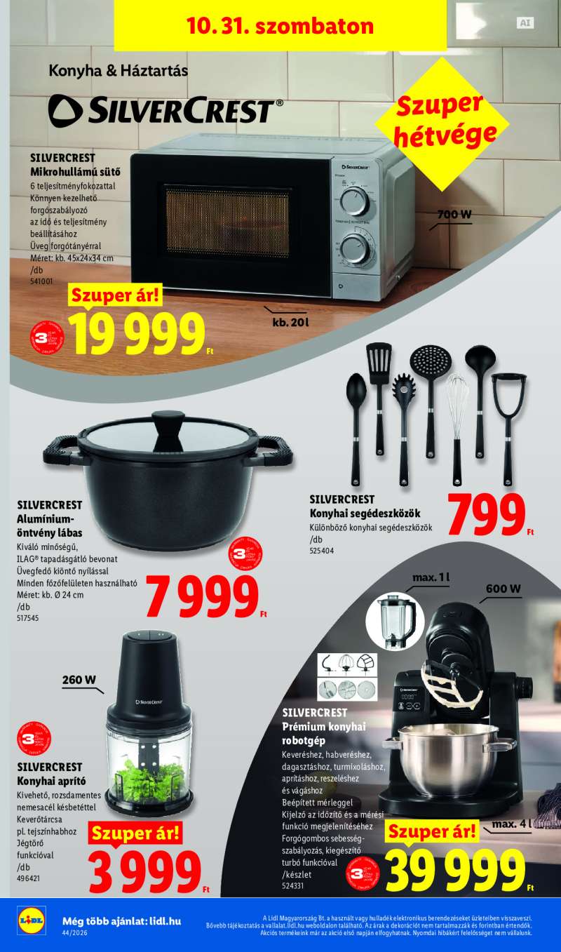 Lidl Érvényes 10.29-től 46 oldal