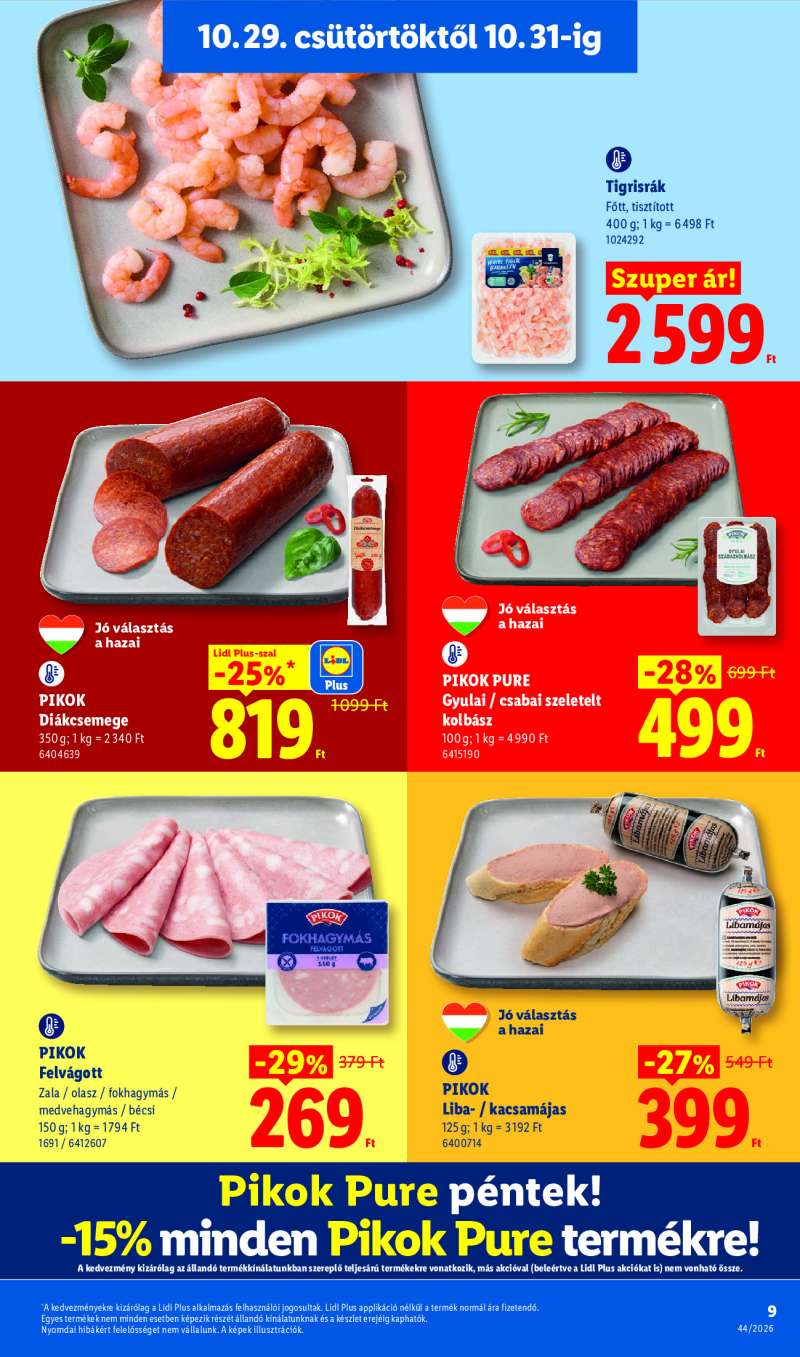 Lidl Érvényes 10.29-től 9 oldal