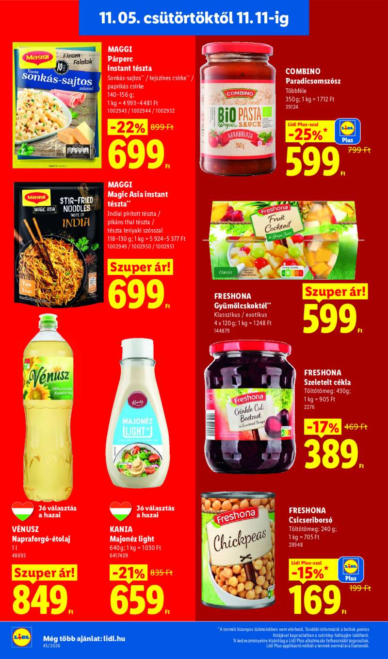 Lidl Érvényes 11.05-től 14 oldal