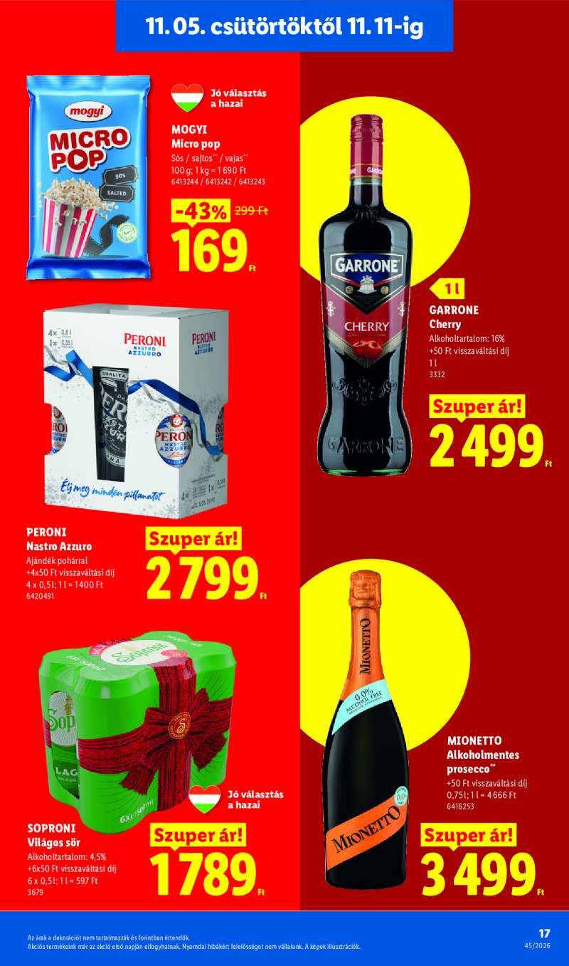 Lidl Érvényes 11.05-től 17 oldal