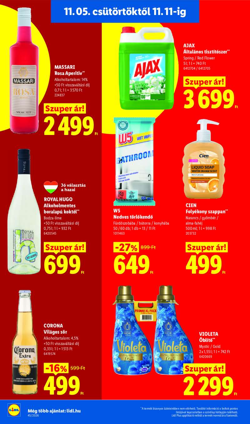 Lidl Érvényes 11.05-től 18 oldal