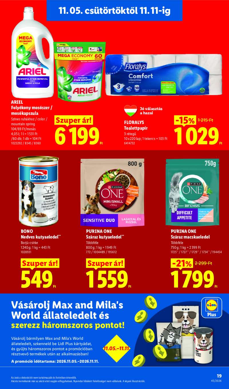 Lidl Érvényes 11.05-től 19 oldal