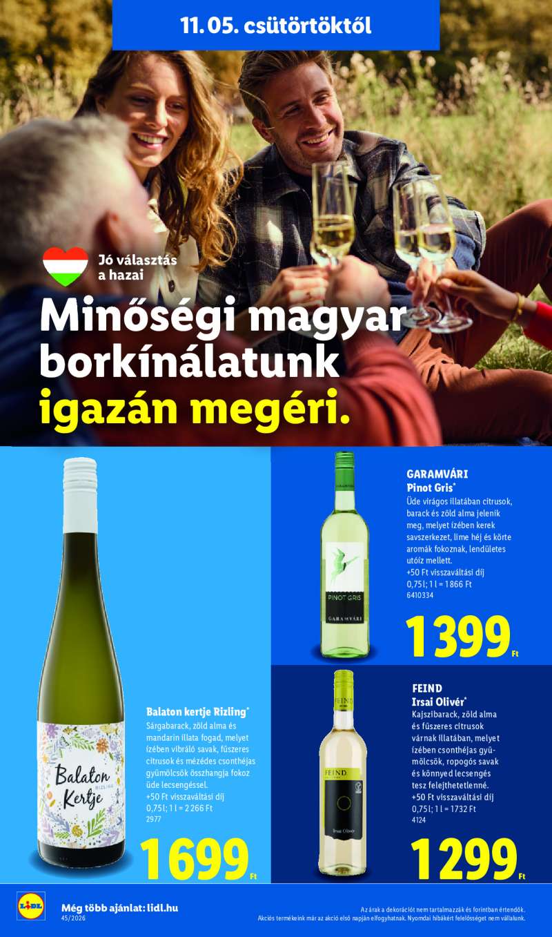 Lidl Érvényes 11.05-től 22 oldal