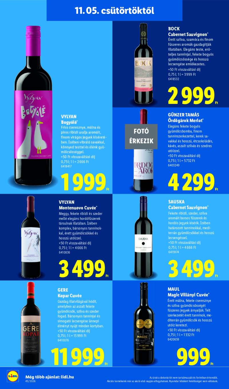 Lidl Érvényes 11.05-től 26 oldal