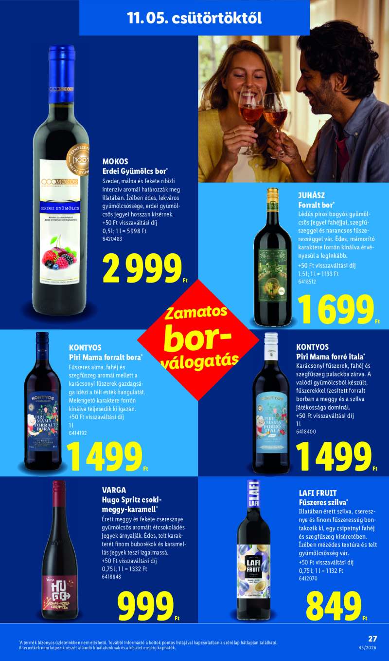 Lidl Érvényes 11.05-től 27 oldal