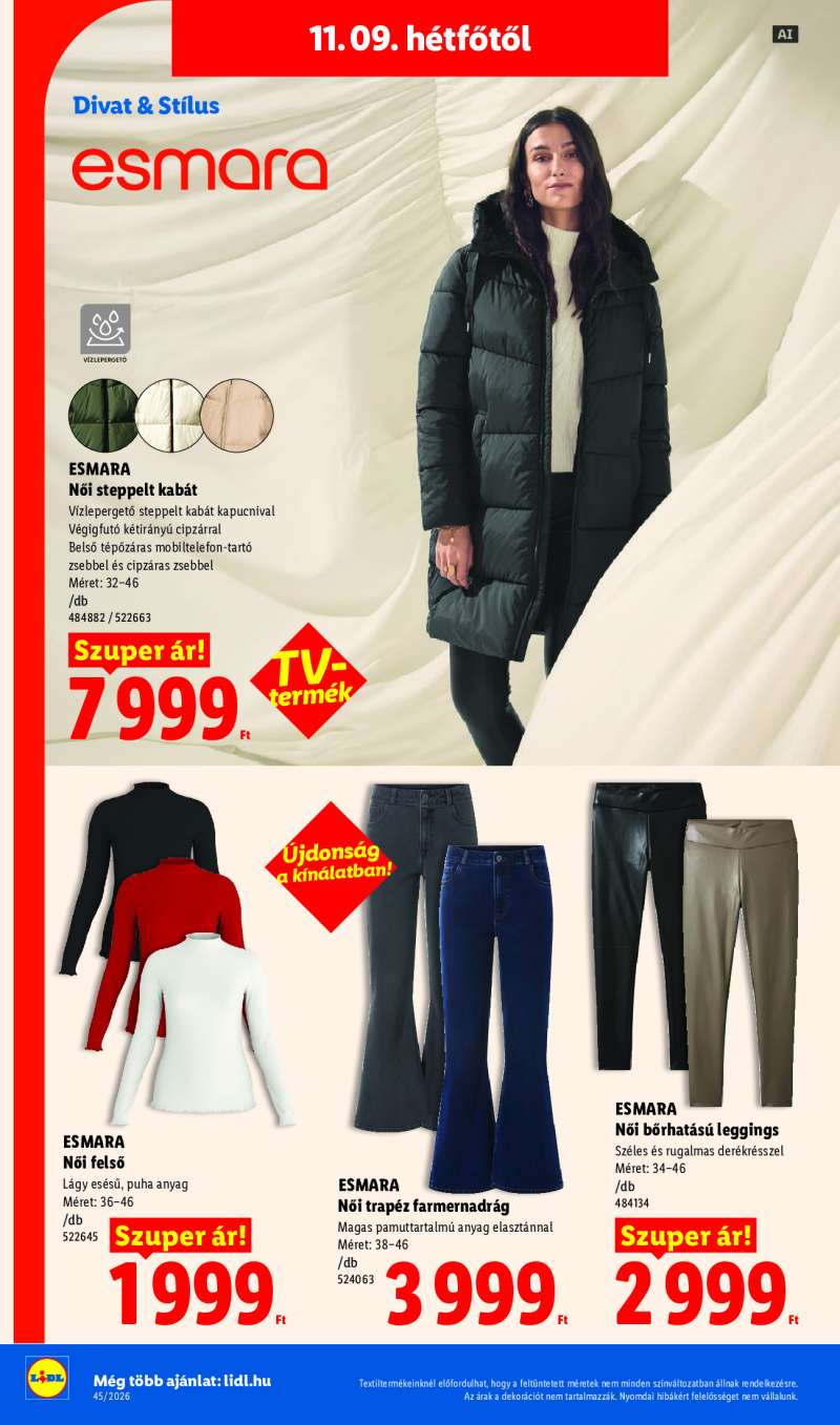 Lidl Érvényes 11.05-től 40 oldal