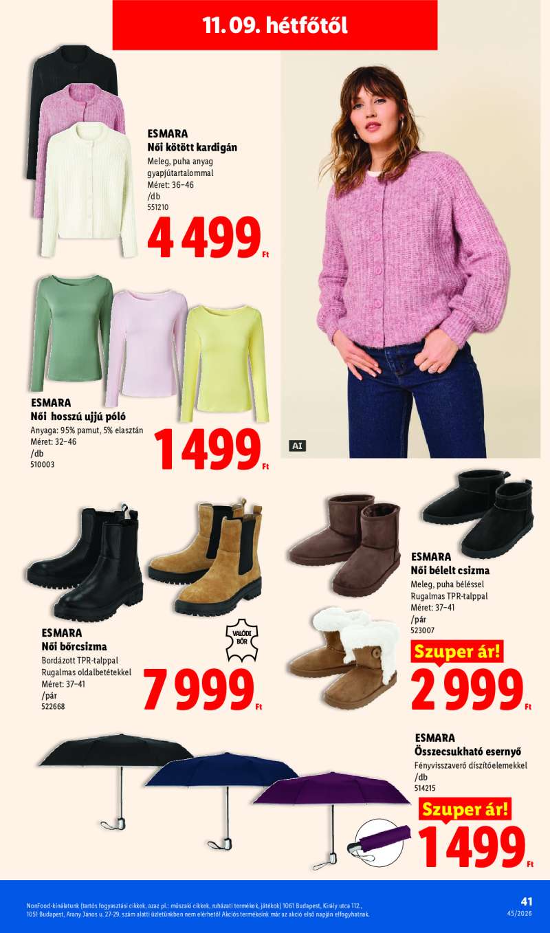 Lidl Érvényes 11.05-től 41 oldal