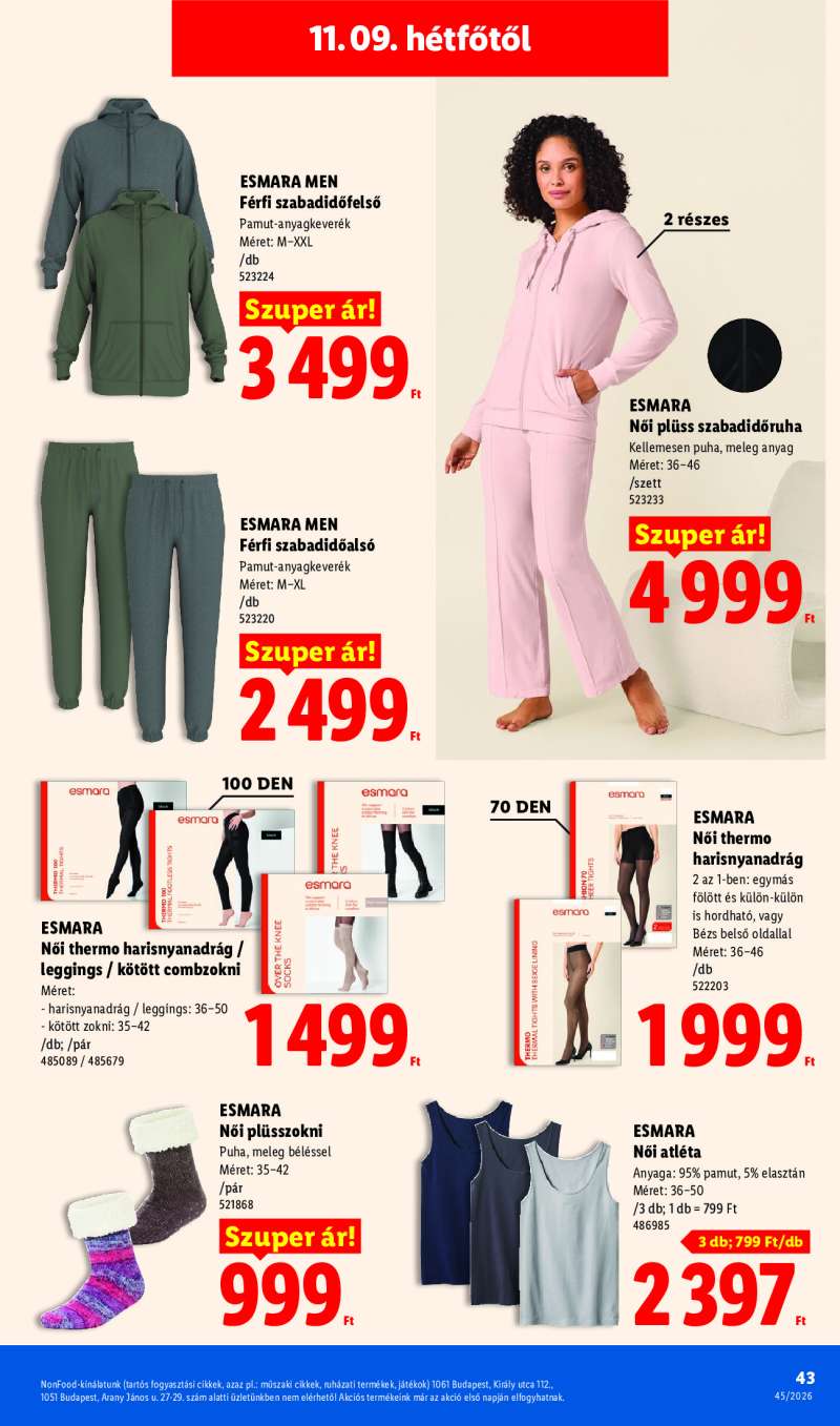 Lidl Érvényes 11.05-től 43 oldal