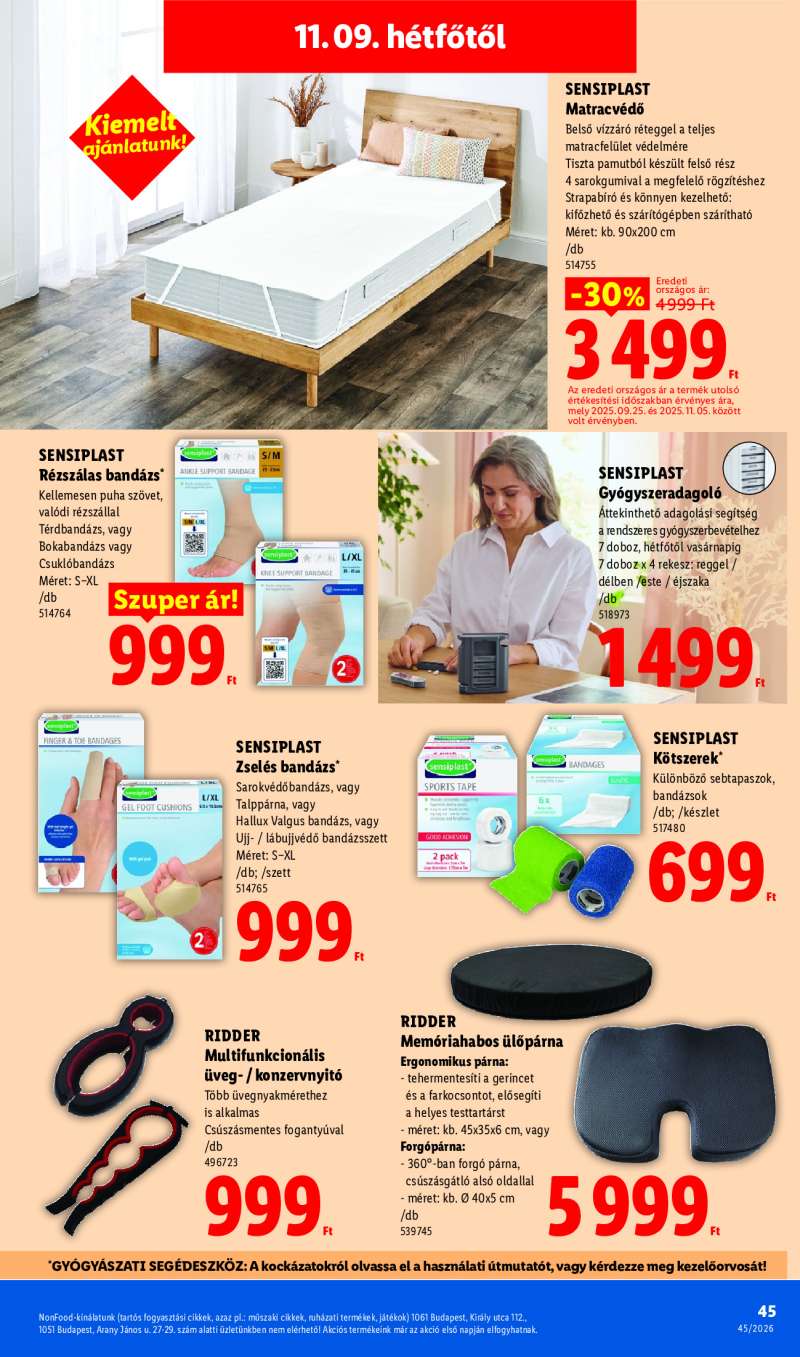 Lidl Érvényes 11.05-től 45 oldal