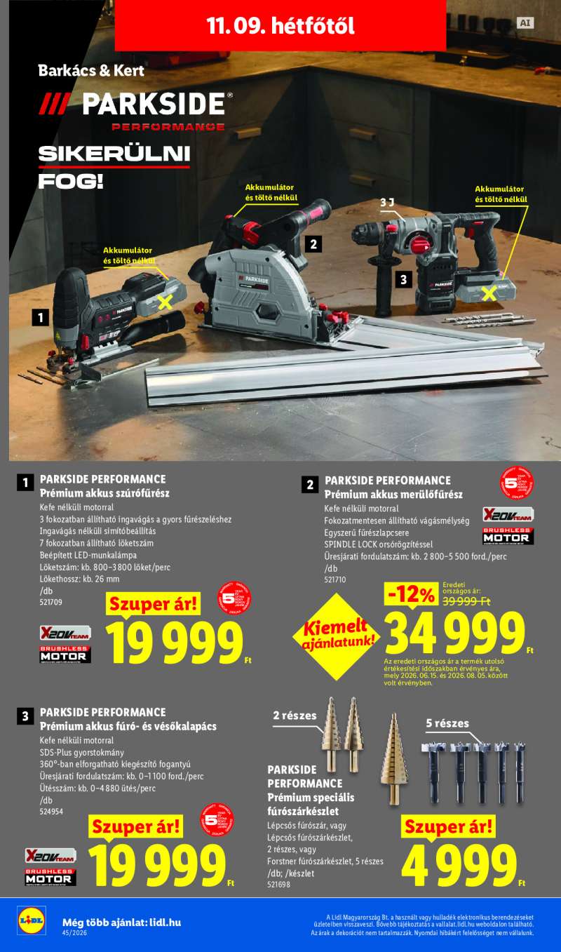 Lidl Érvényes 11.05-től 46 oldal