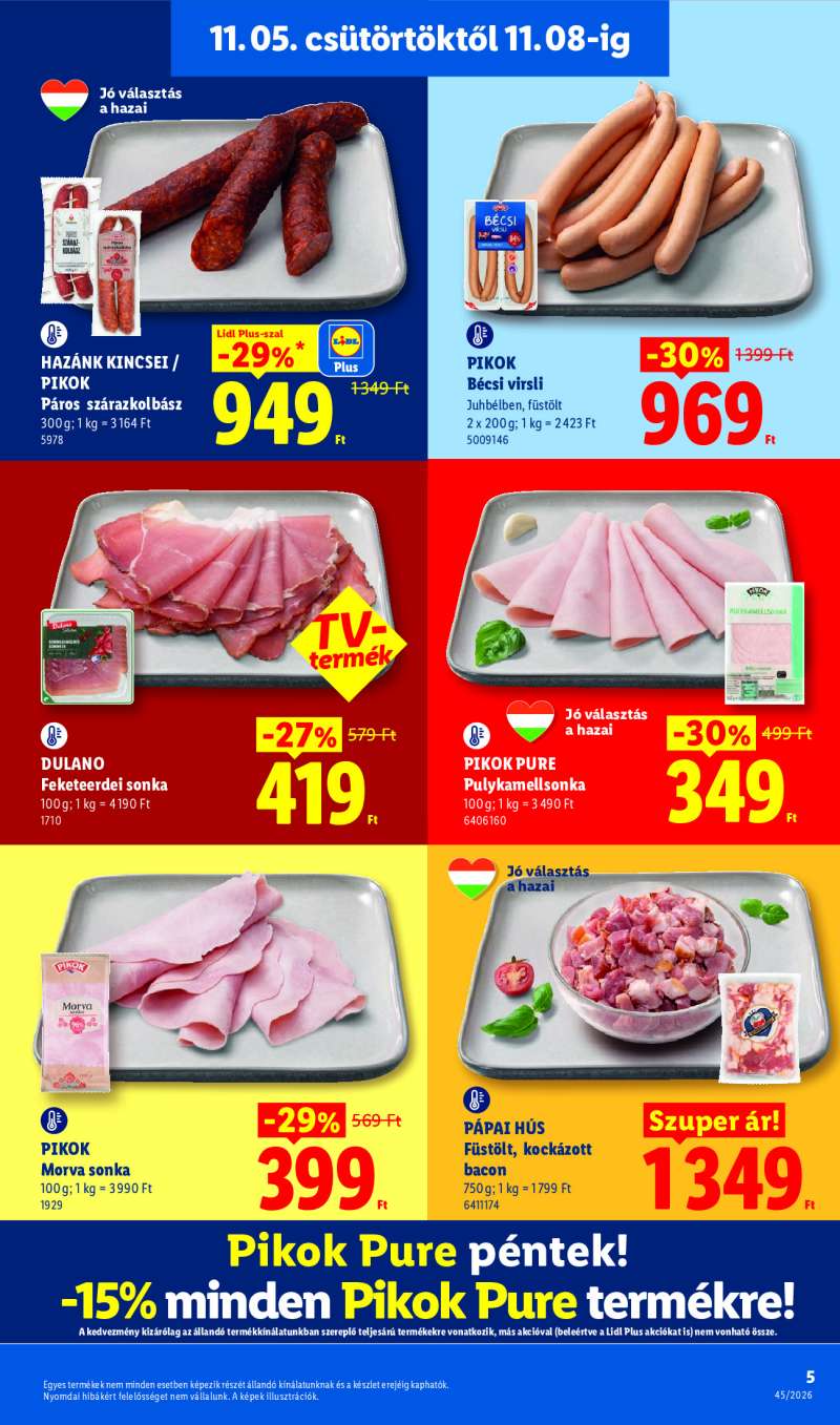 Lidl Érvényes 11.05-től 5 oldal