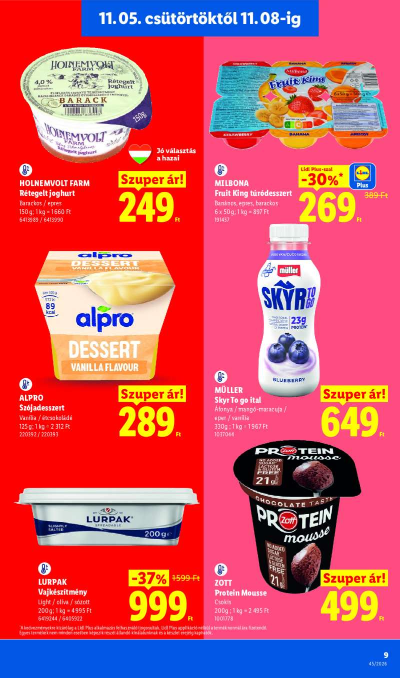 Lidl Érvényes 11.05-től 9 oldal