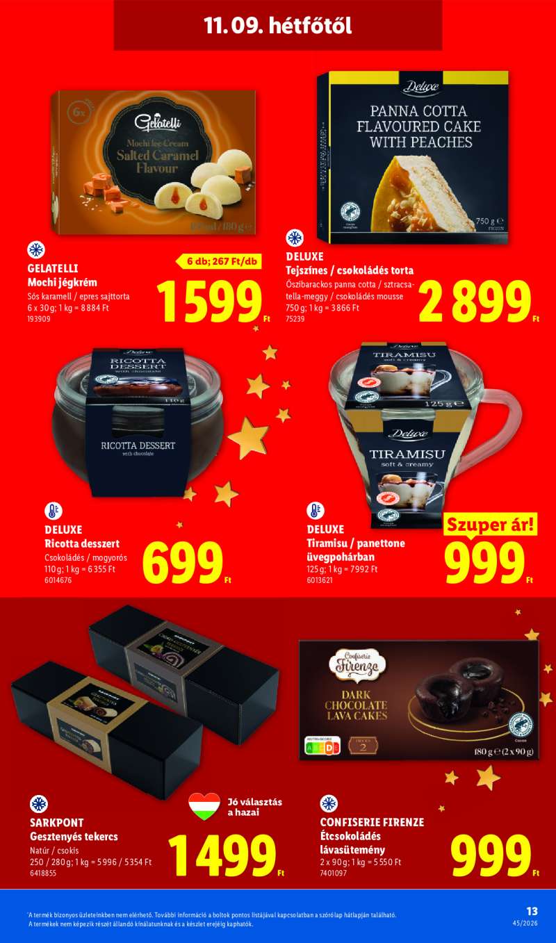 Lidl Érvényes 11.09-től 13 oldal
